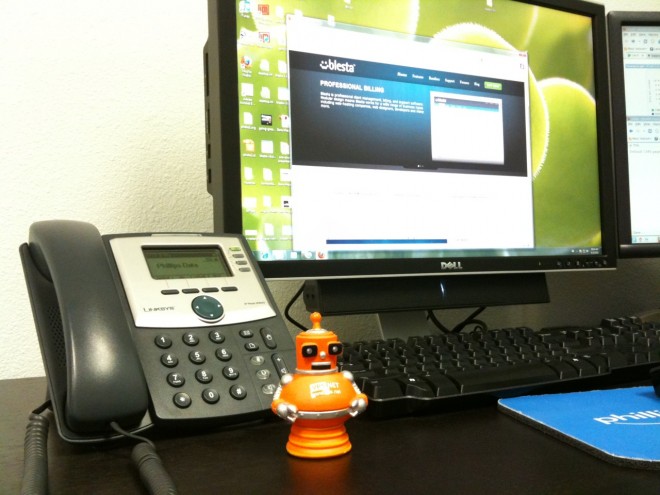 VPS.NET robot on my desk